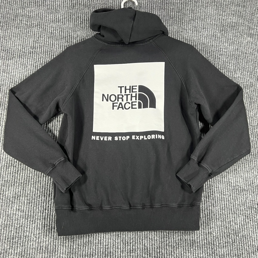 The North Face Hoodie Sweatshirt Womens XS Extra Small Black Long Sleeve Casual